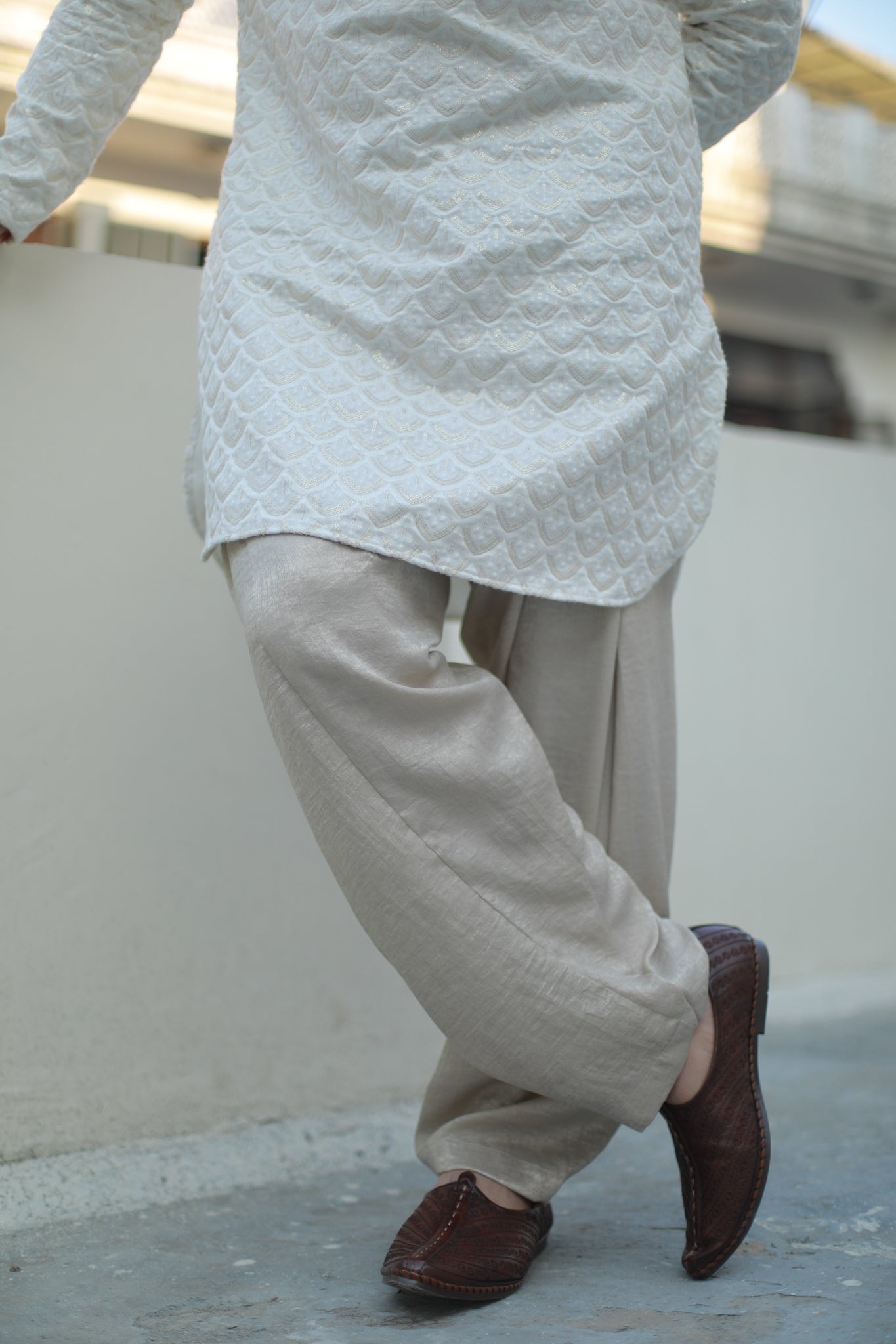 Gul kurta Set
