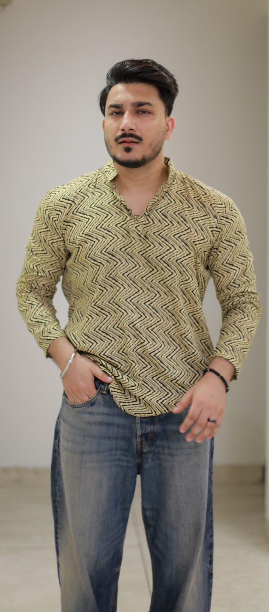 Printed Short Kurta