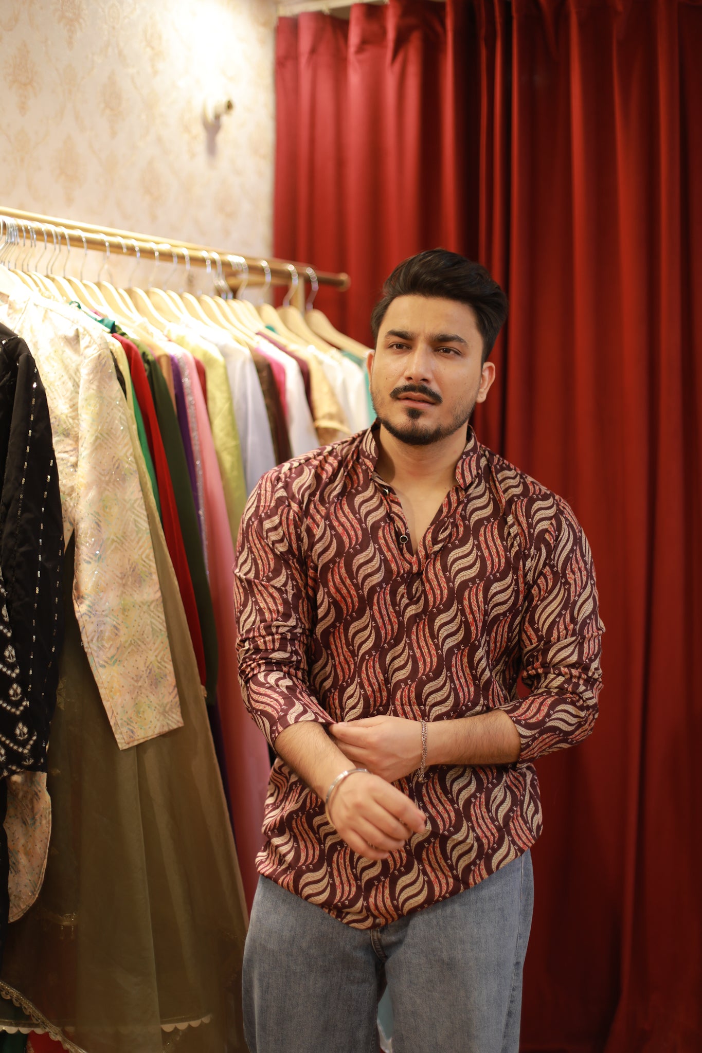 Printed Short Kurta