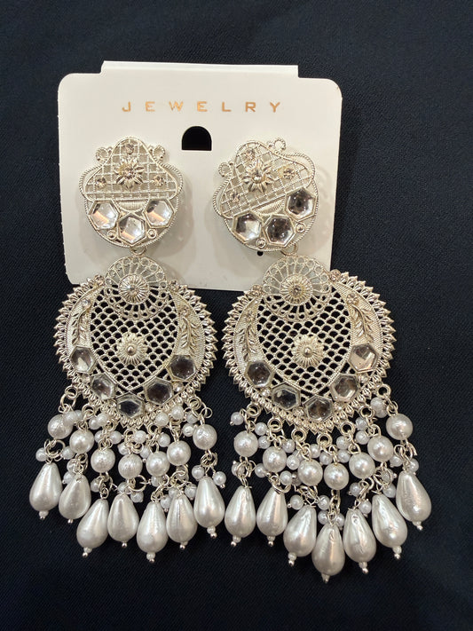 Pearl earrings