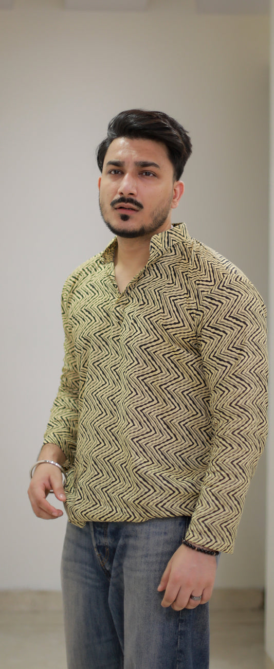 Printed Short Kurta