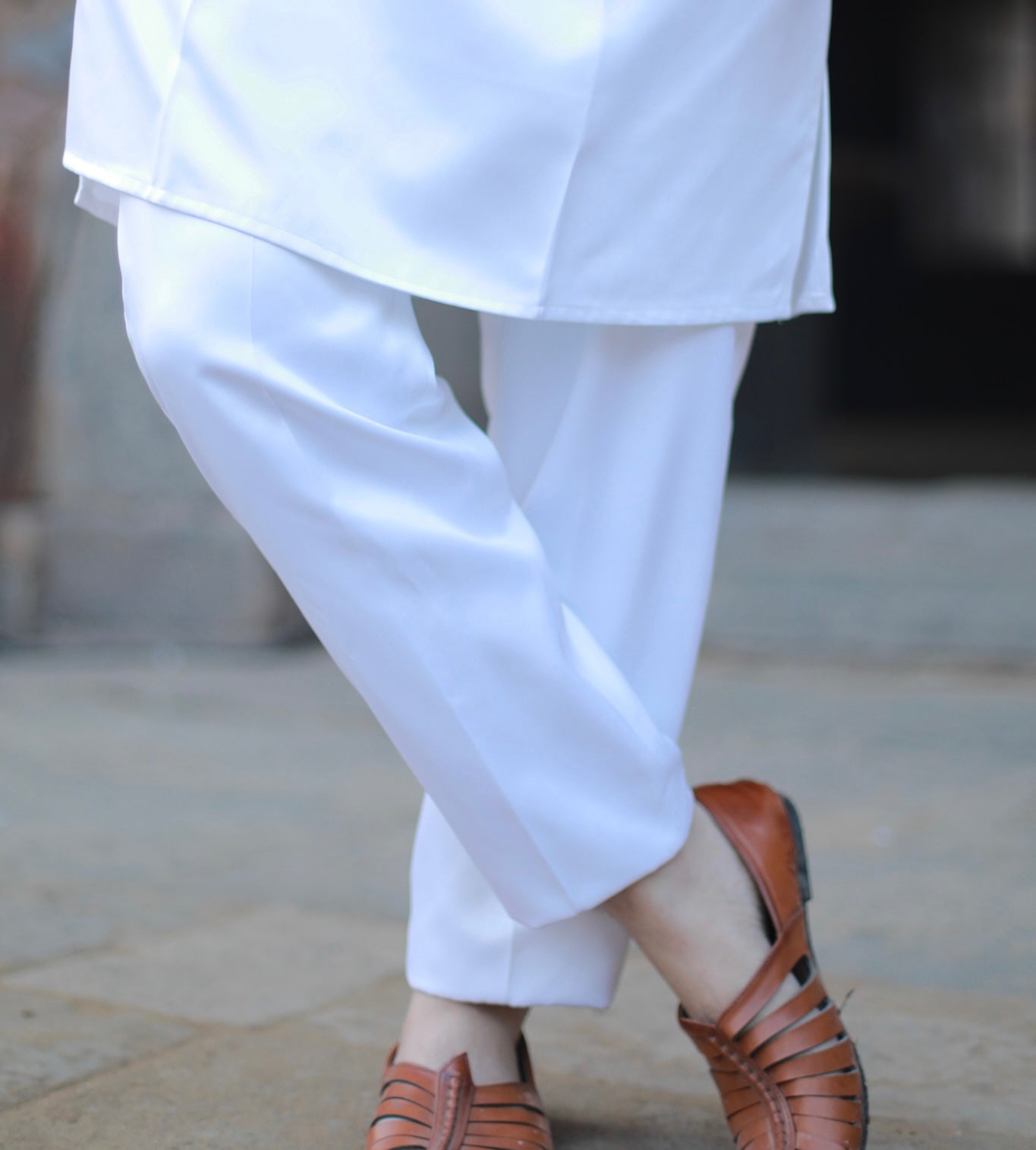 ‘Parindaa’ White Kurta With Trouser