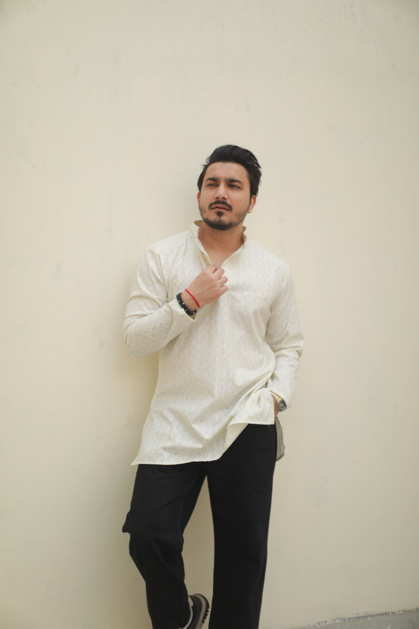 Lemon Printed Casual Short kurta