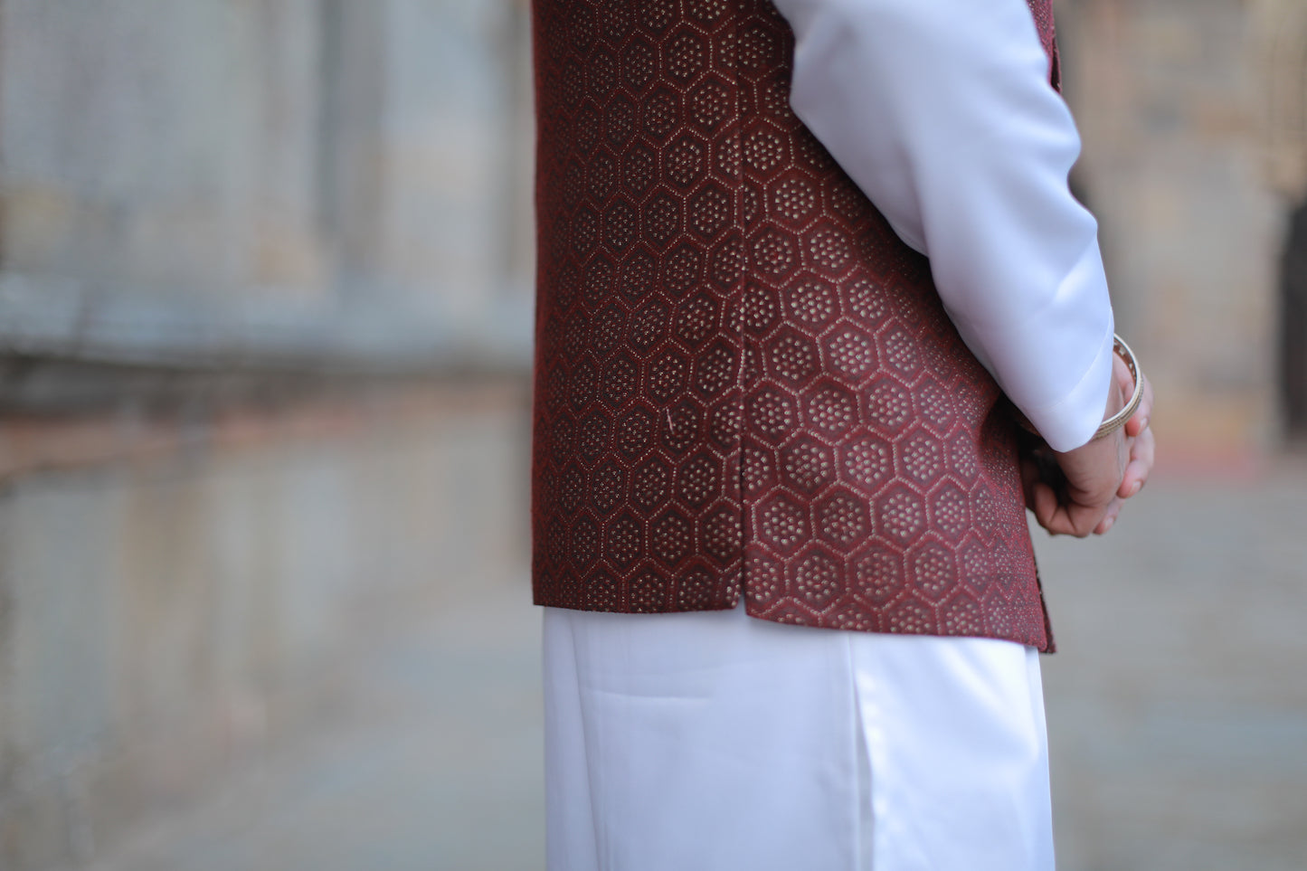 ‘Noor’ Jacket Kurta Set with Trouser