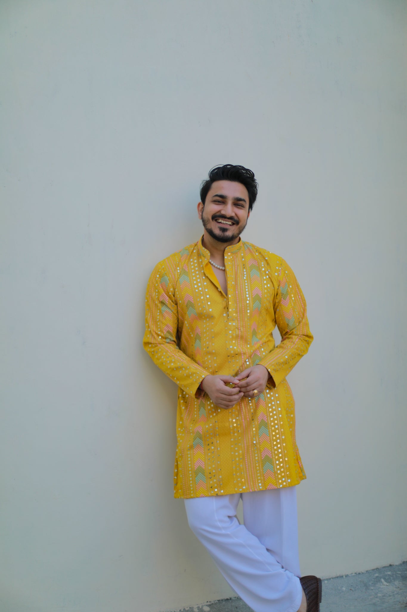 ‘Haldi’ Kurta Salwar/Pyjama Set with lining