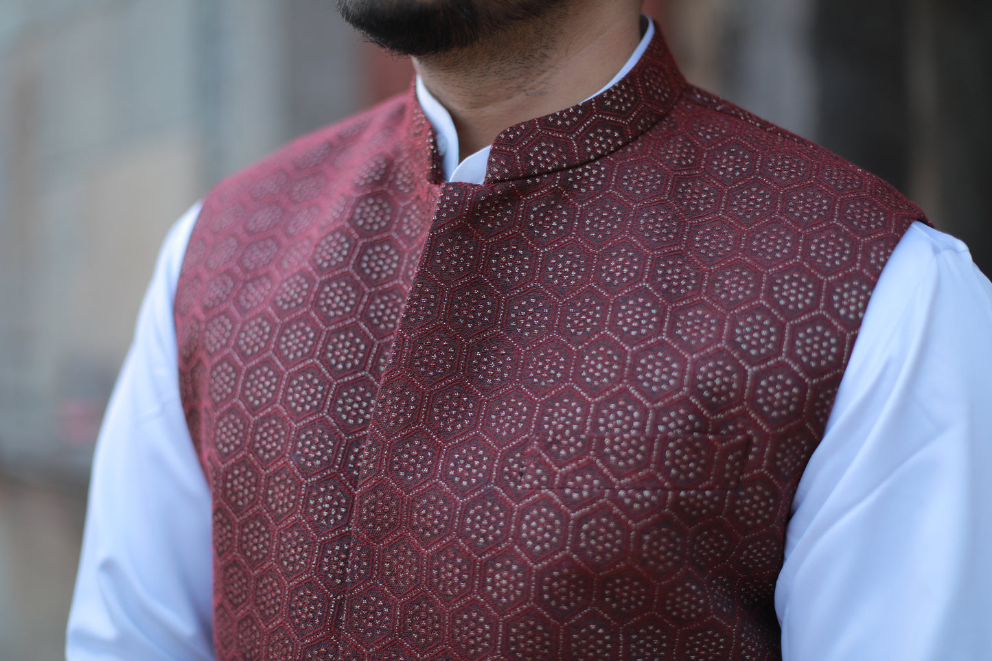 ‘Noor’ Jacket Kurta Set with Trouser