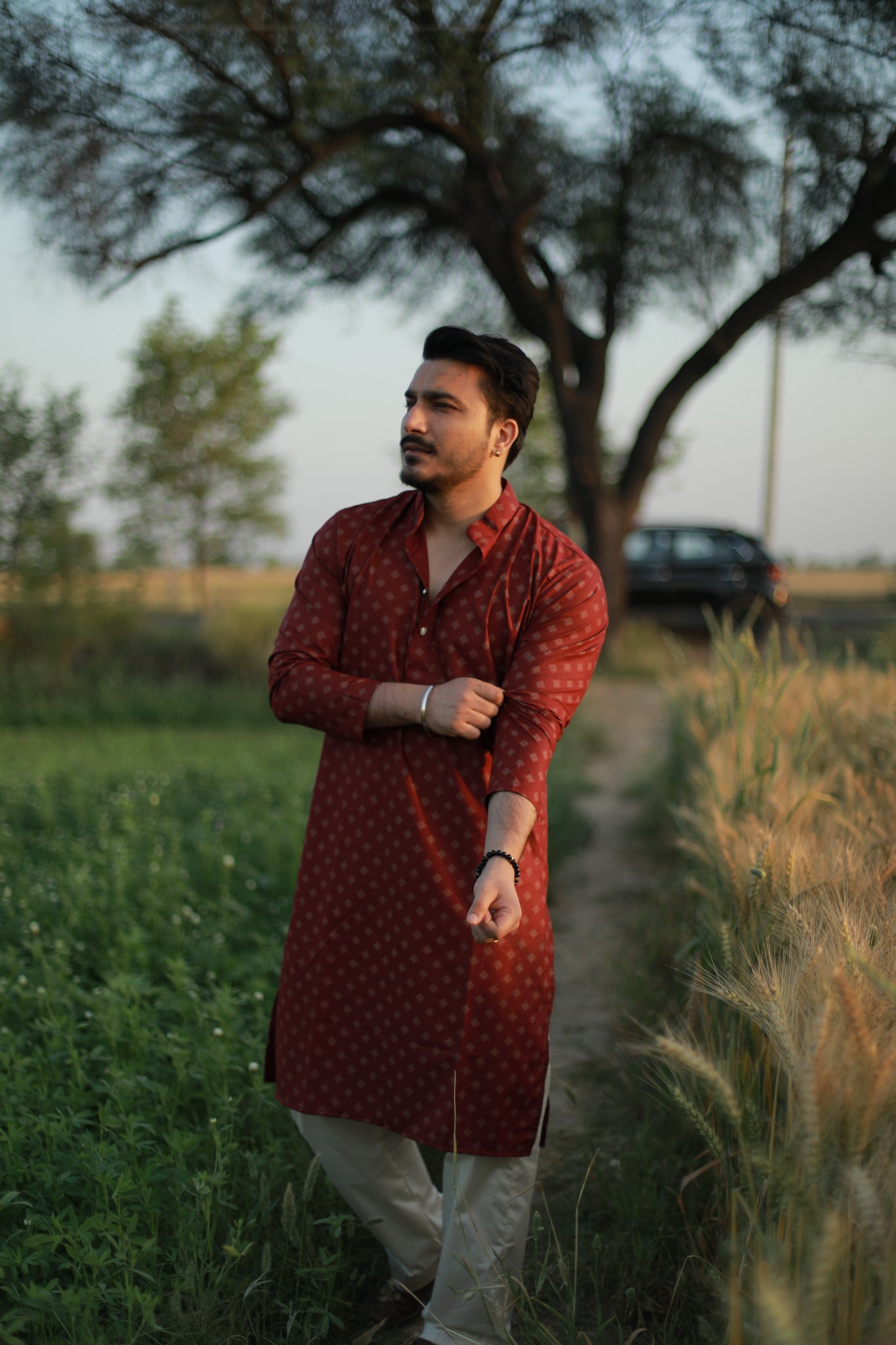 ‘Tehjeeb’ Maroon Kurta and Salwar set♥️