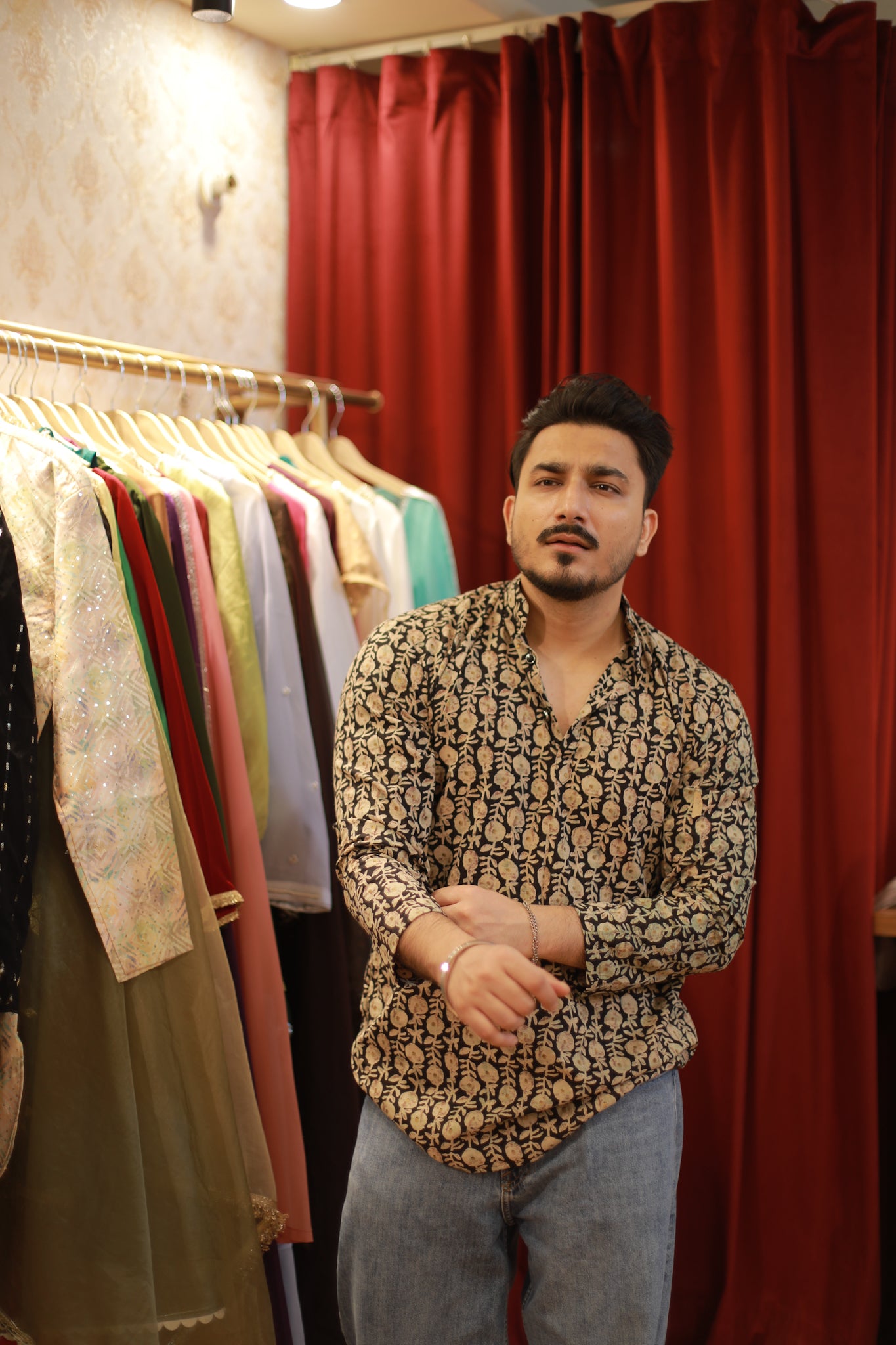 Navratri Special Printed Short Kurta