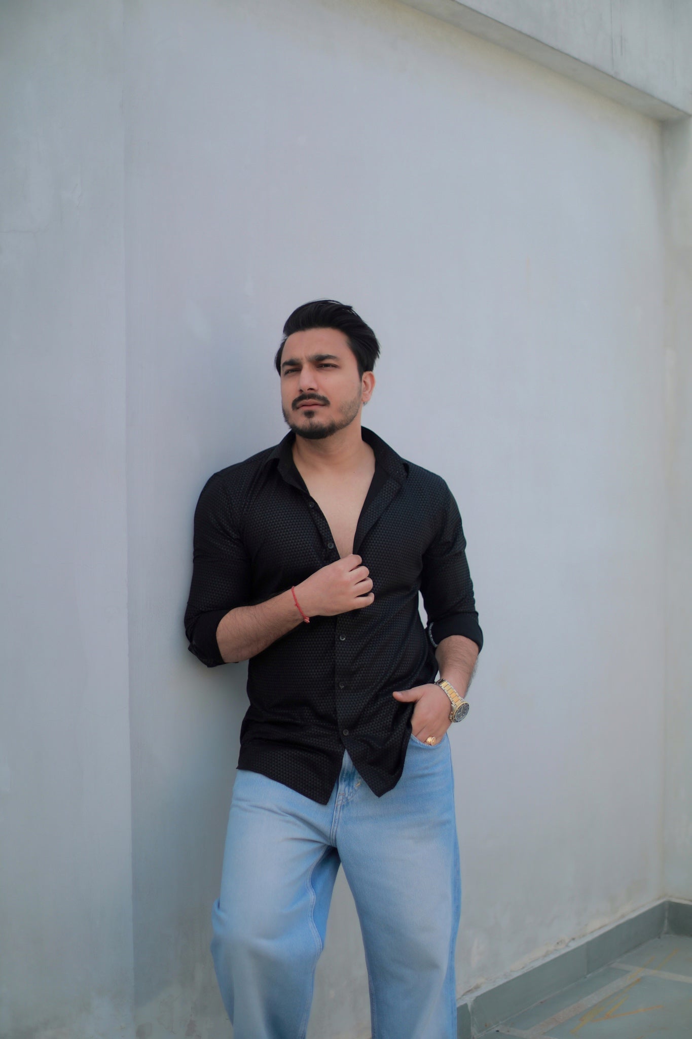 Party wear Black shirt♠️