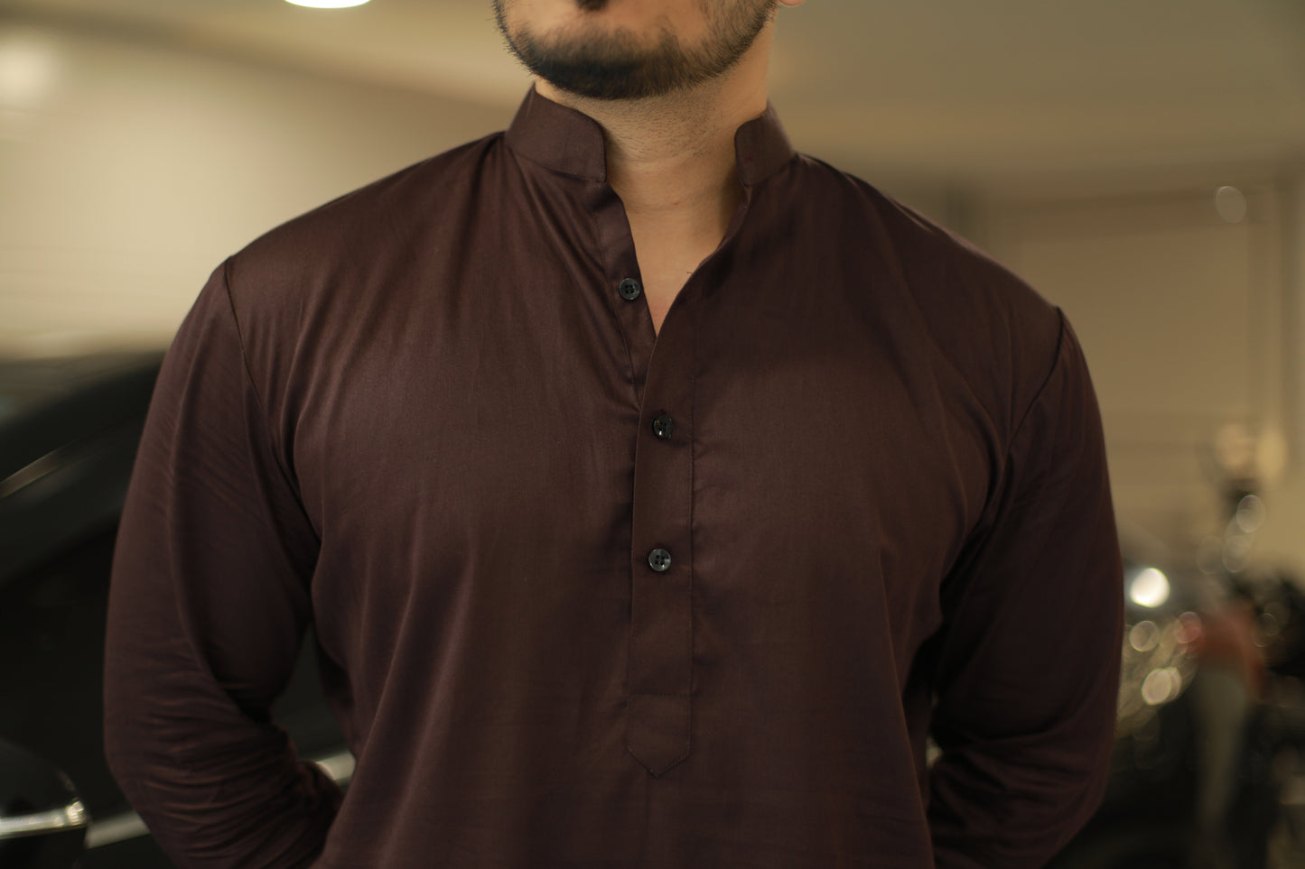 Dark Brown kurta pyjama set