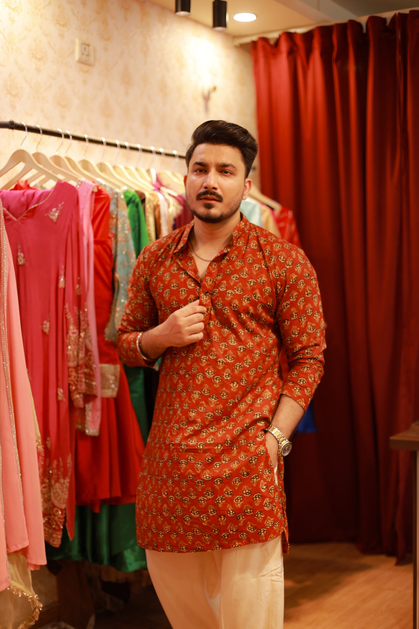 Diwali special Kurta Pyjama set