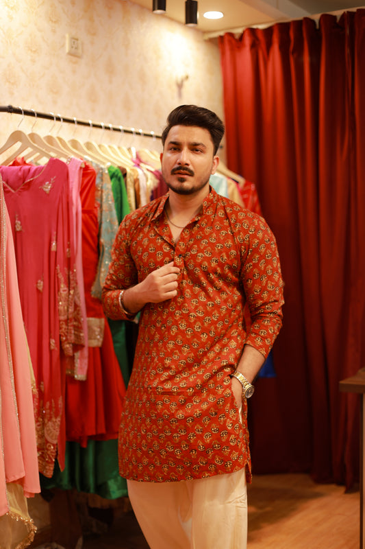 Diwali special Kurta Pyjama set