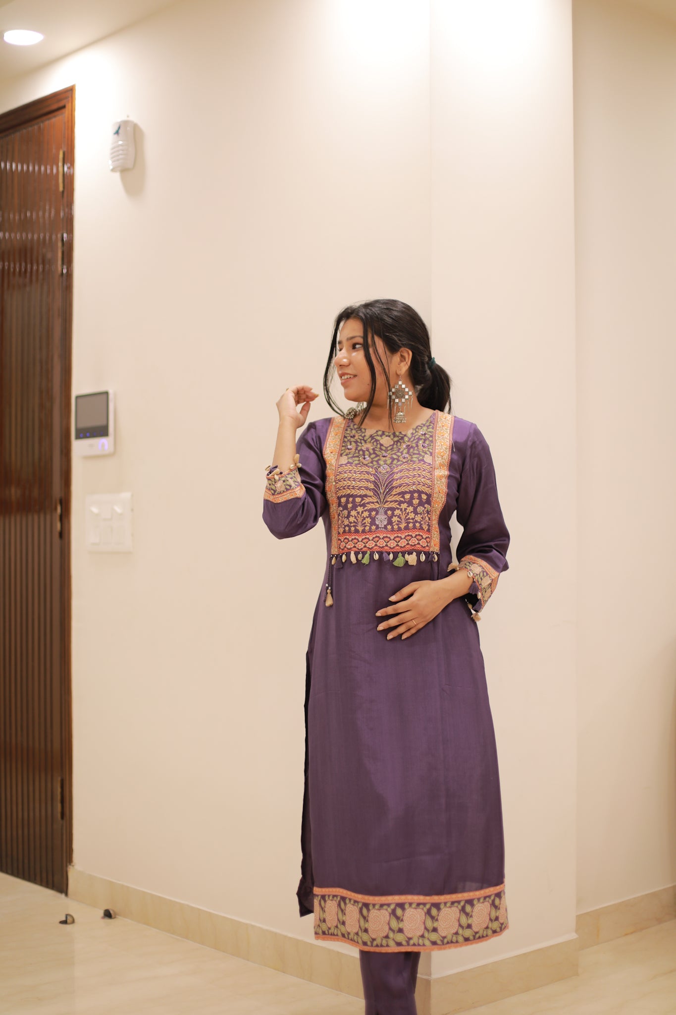 Purple suit set