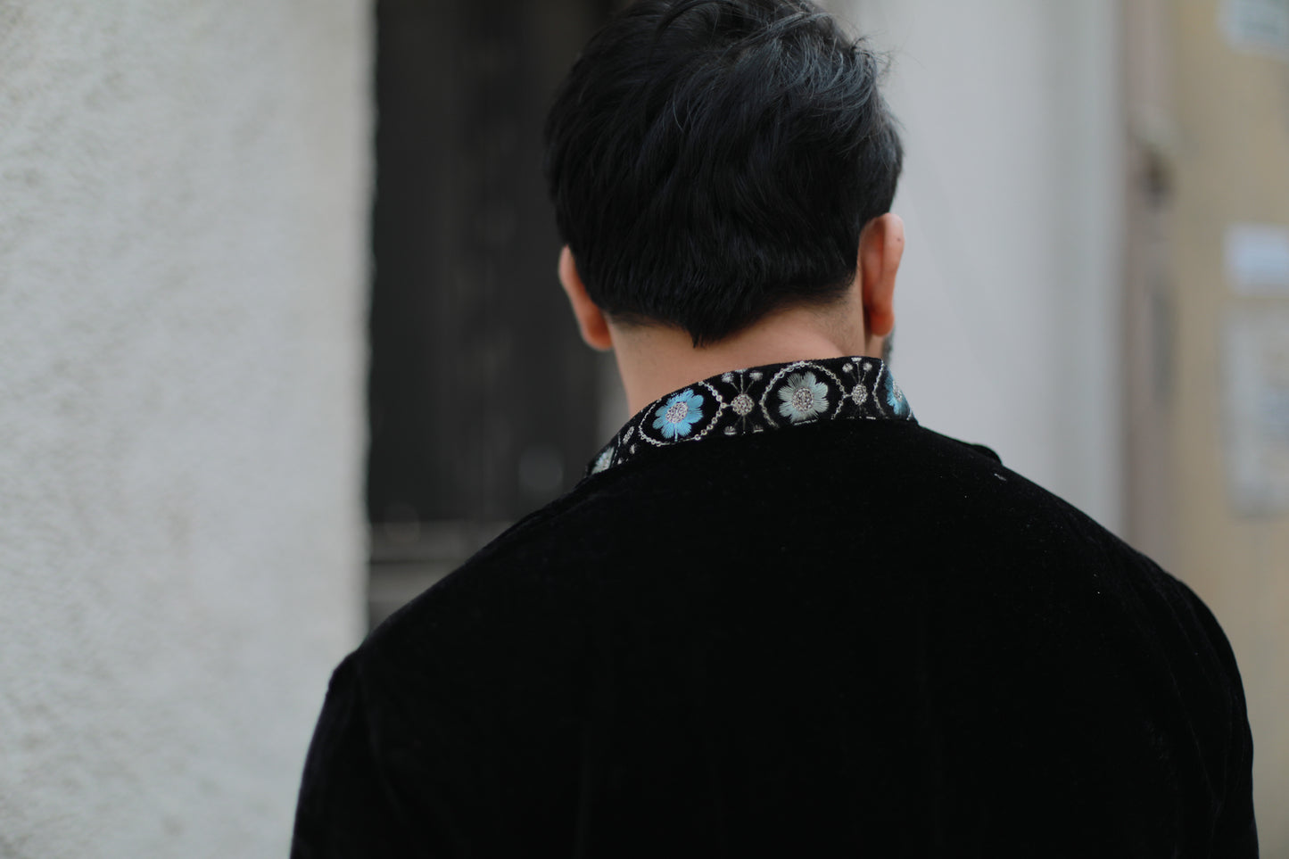 Midnight Black Pathani Kurta Set