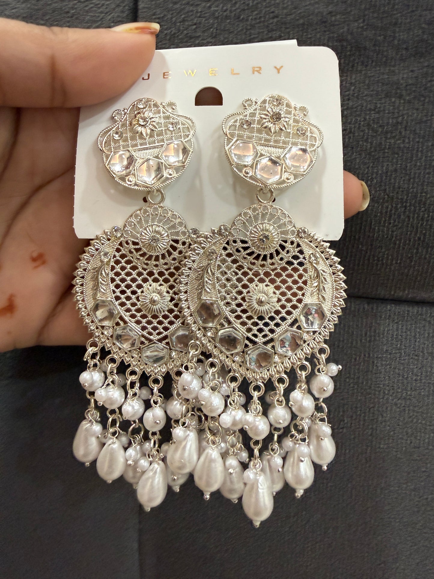 Pearl earrings