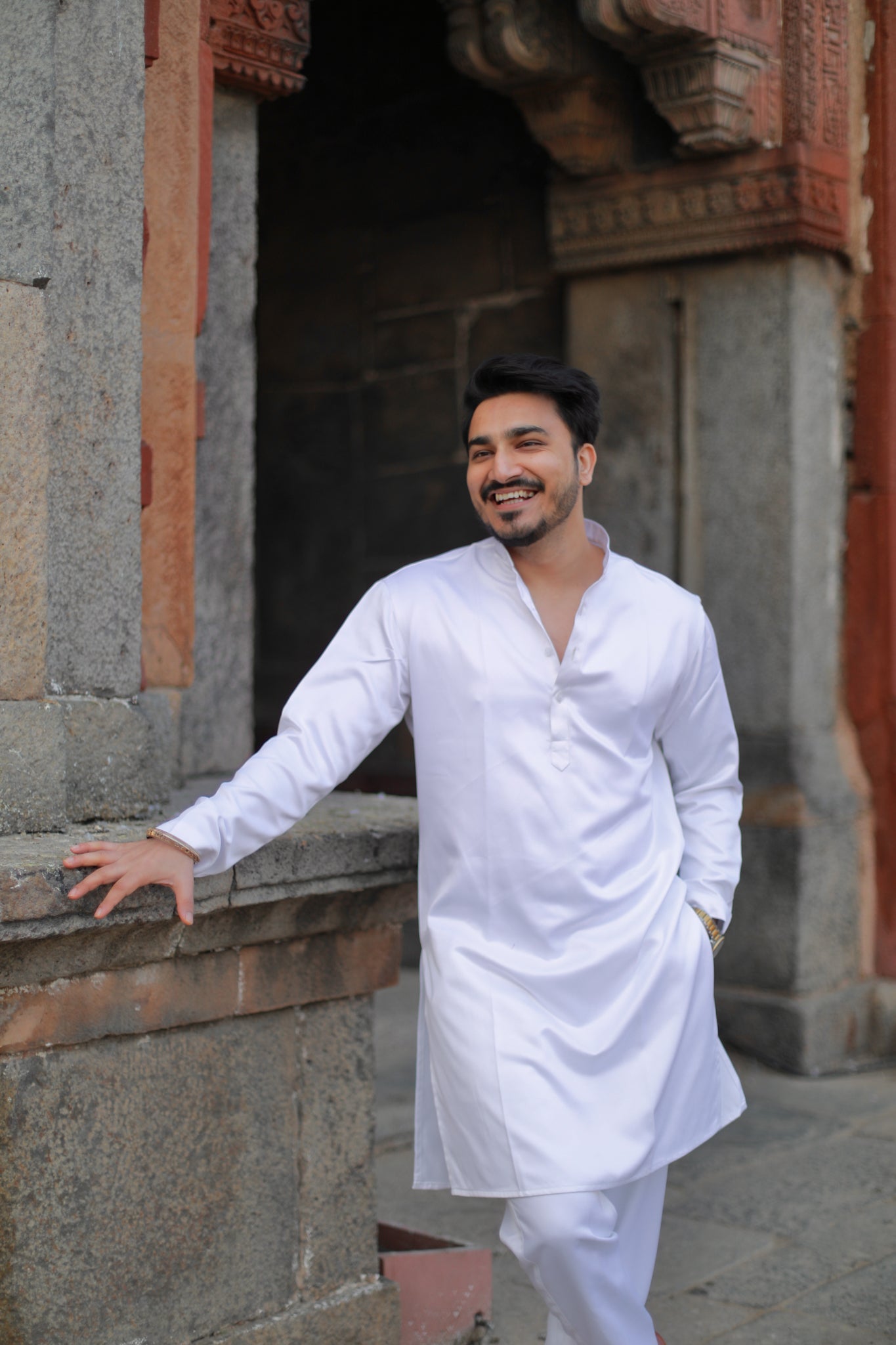 ‘Noor’ Jacket Kurta Set with Trouser