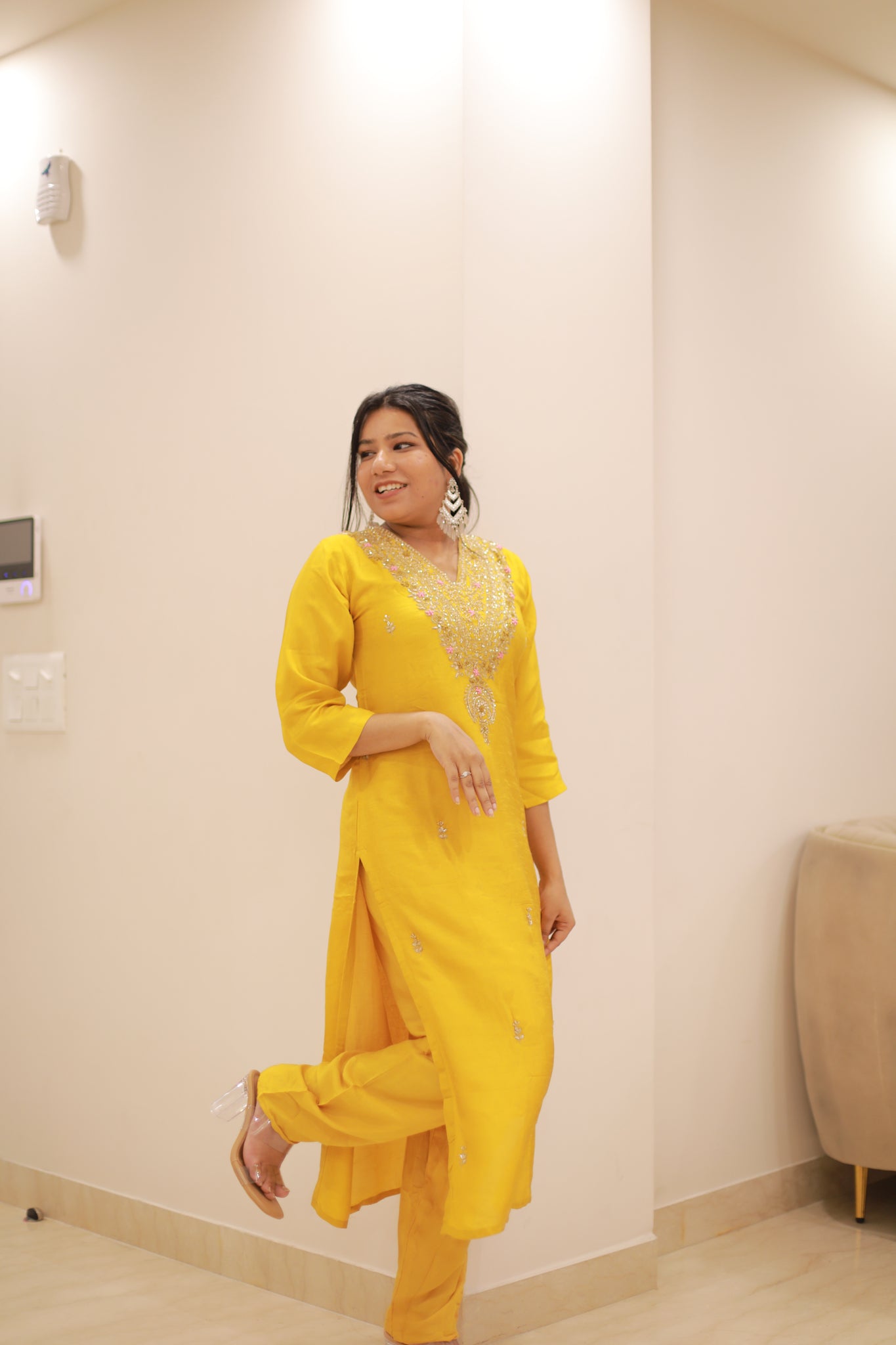 Yellow Suit Set