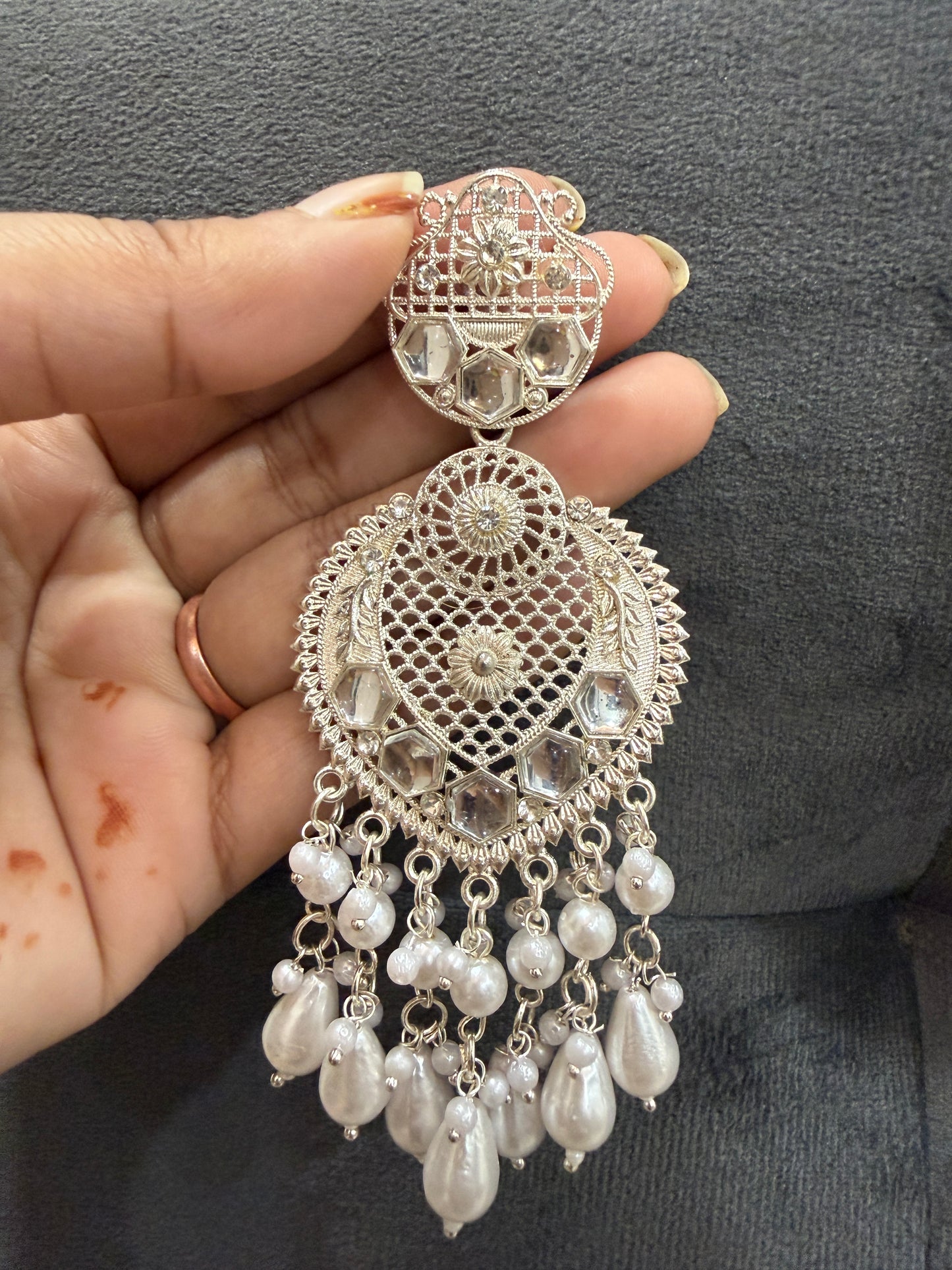 Pearl earrings