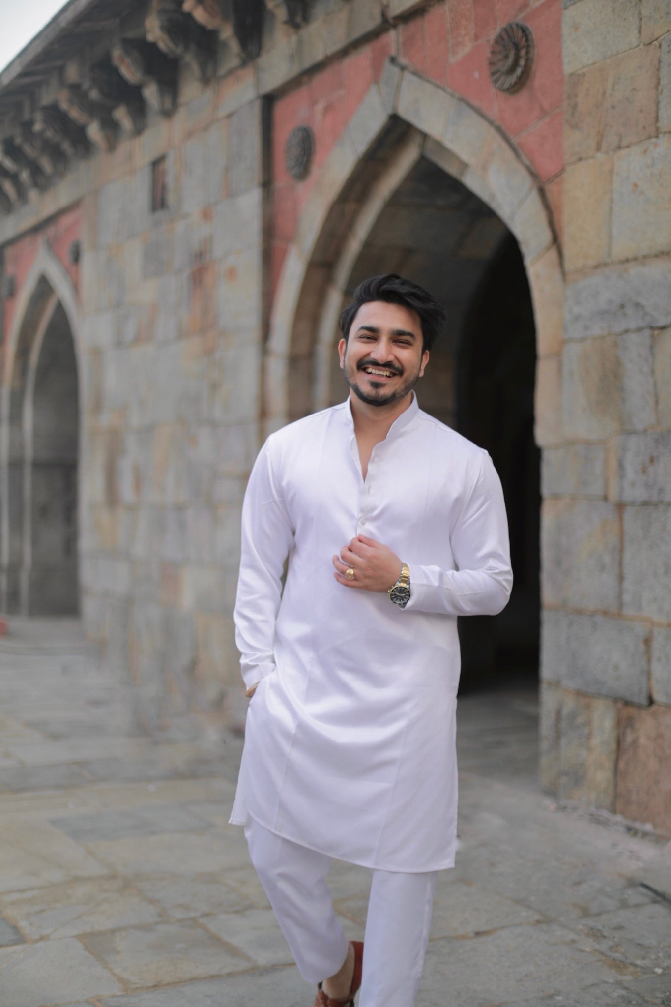 ‘Parindaa’ White Kurta With Trouser