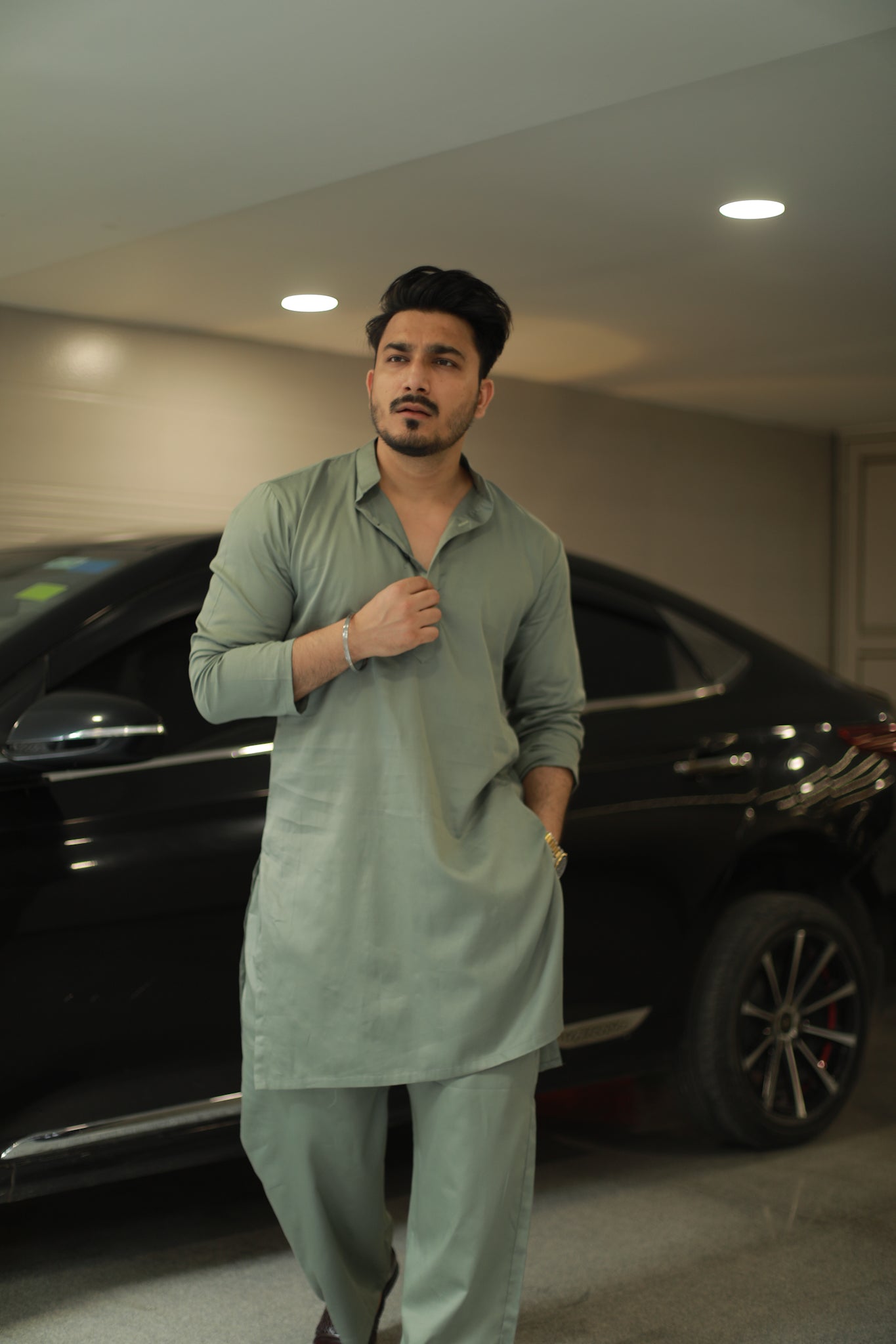 Thamp Green KURTA pyjama Set