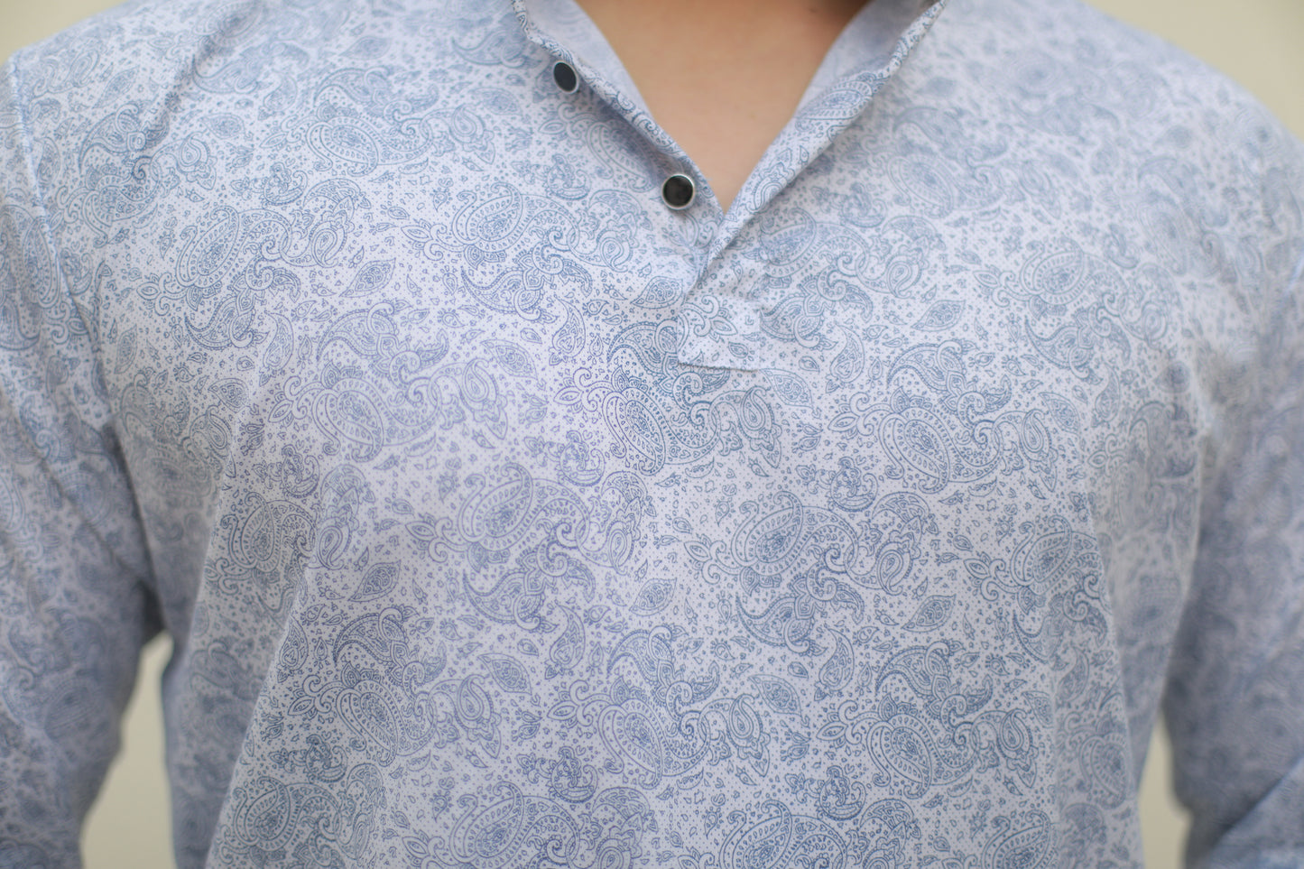 Blue Casual printed short kurta