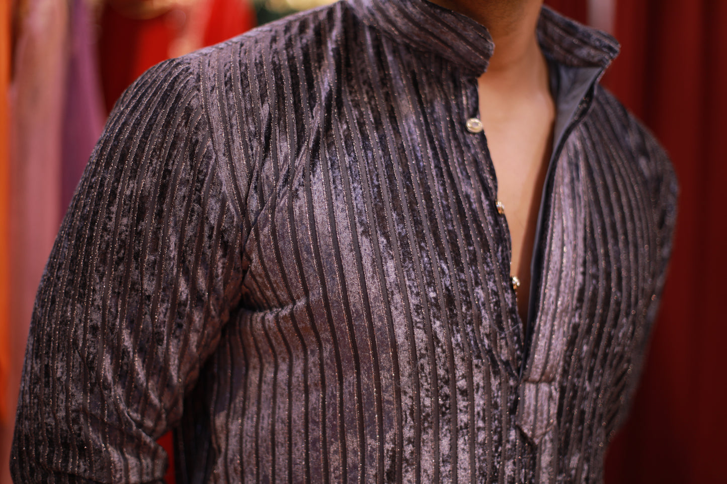 Grey Diwali Special Kurta pyjama