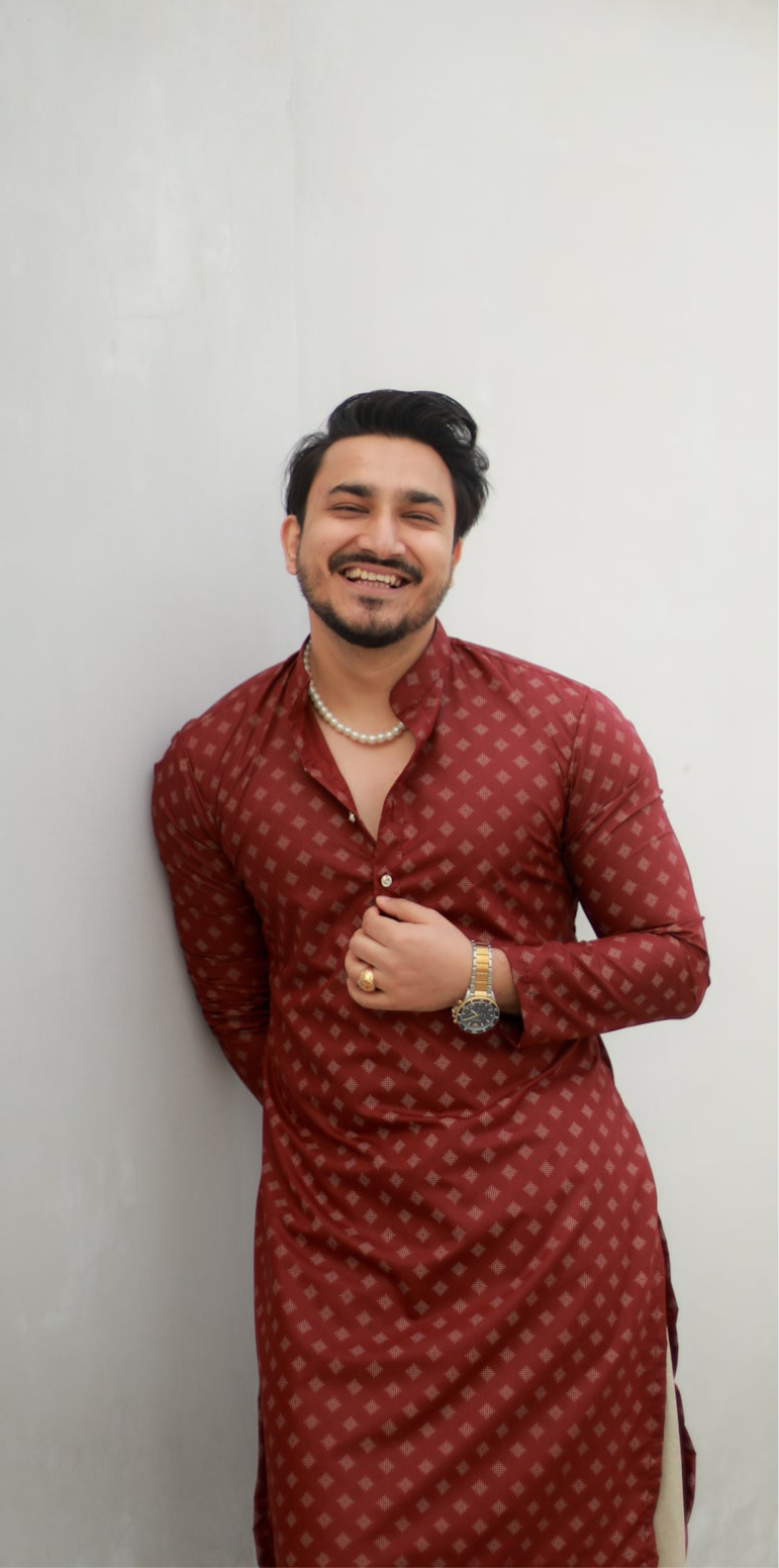 ‘Tehjeeb’ Maroon Kurta and Salwar set♥️