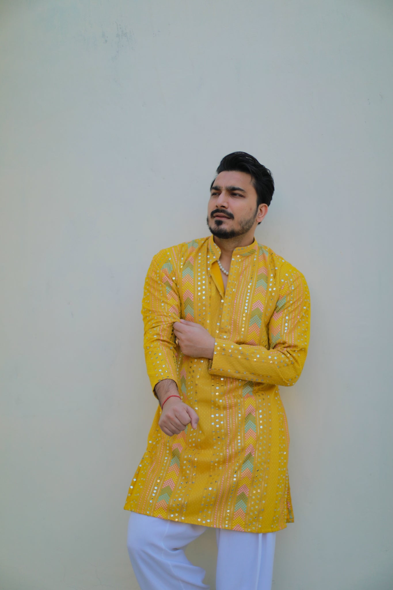 ‘Haldi’ Kurta Salwar/Pyjama Set with lining