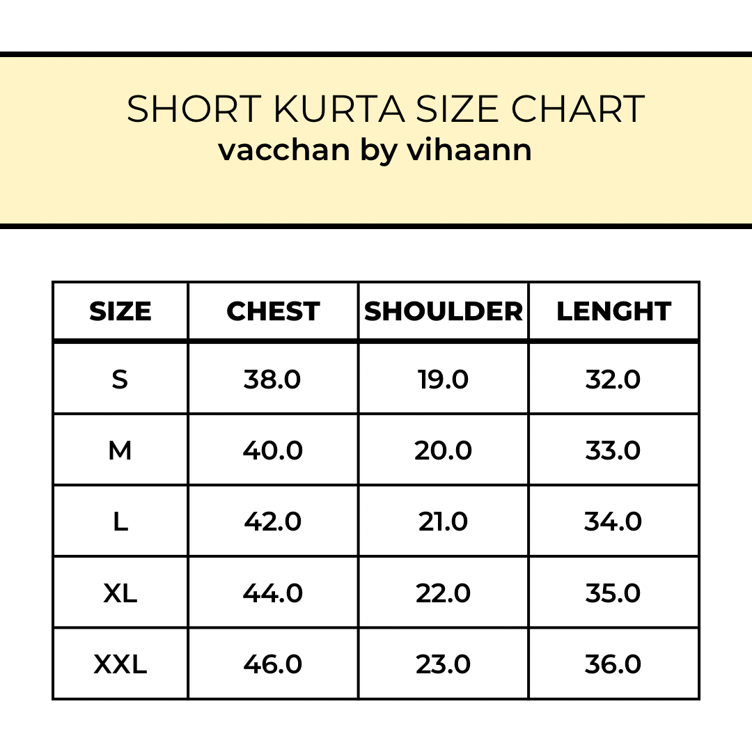 Black self print Casual Short Kurta