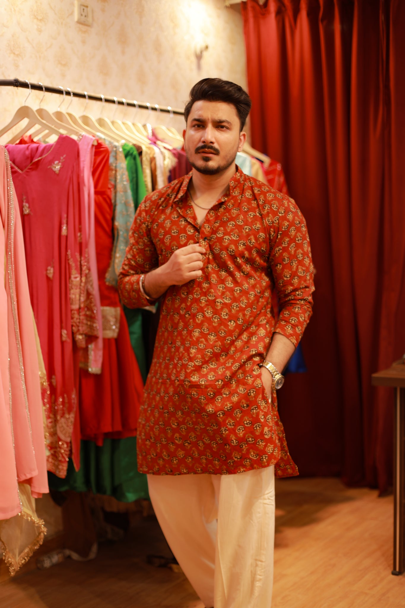 Diwali special Kurta Pyjama set