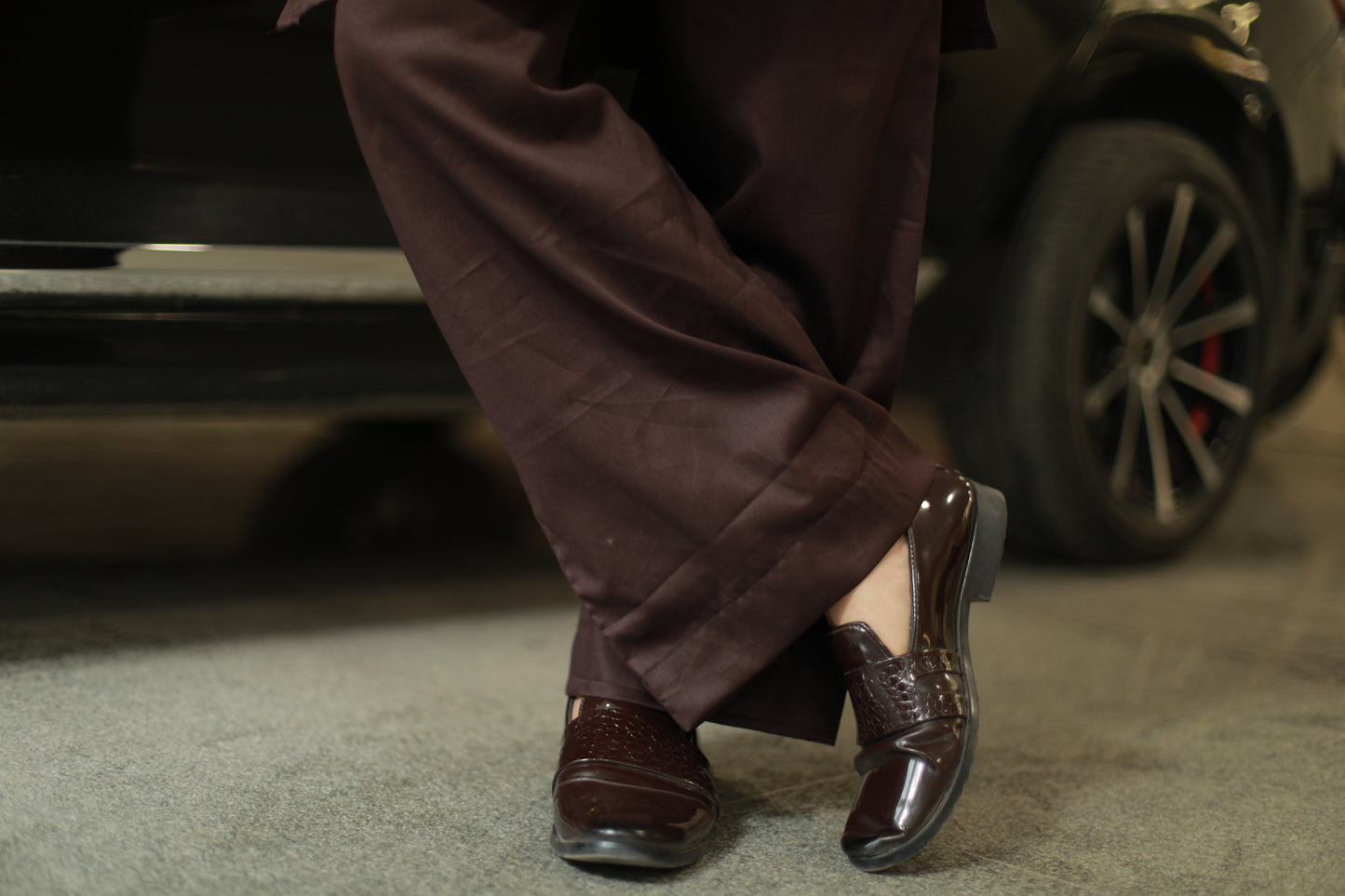 Dark Brown kurta pyjama set