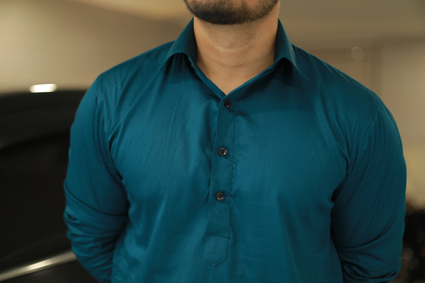 Pacific Blue kurta Pyjama Set