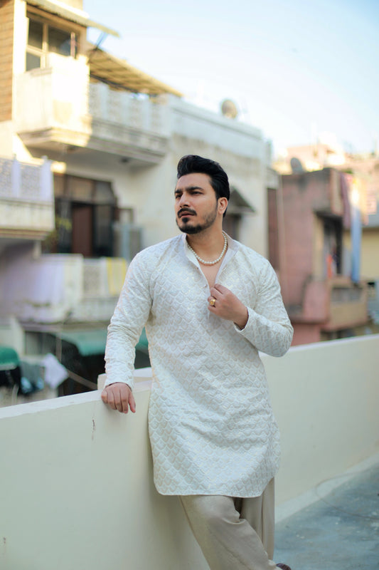 Gul kurta Set