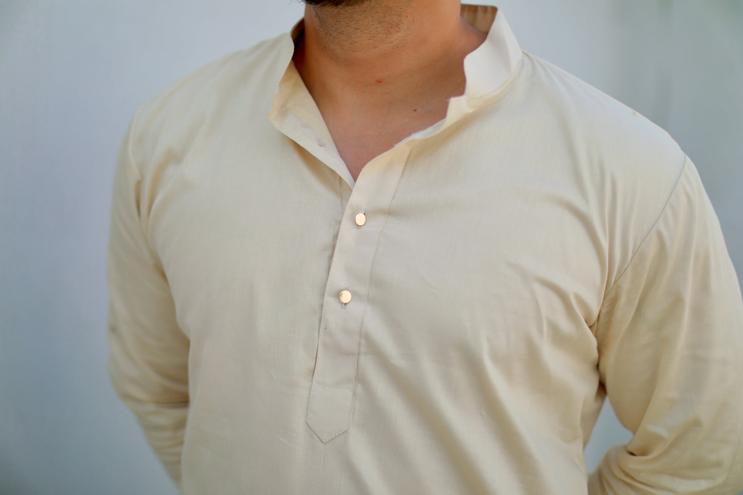 Beige Kurta Pyjama Set