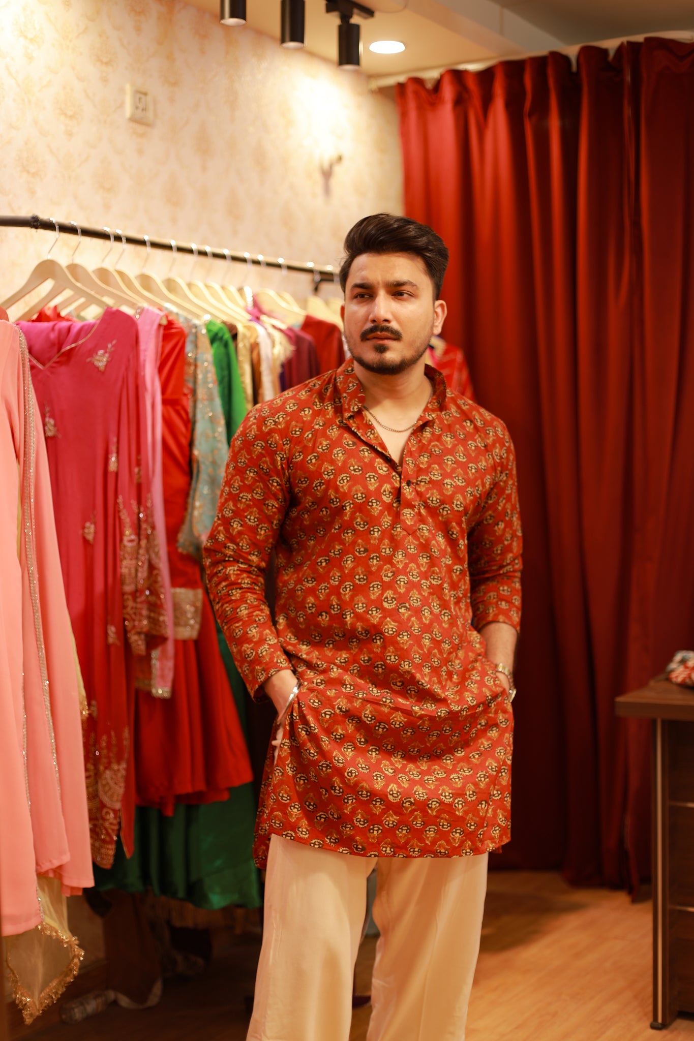 Diwali special Kurta Pyjama set