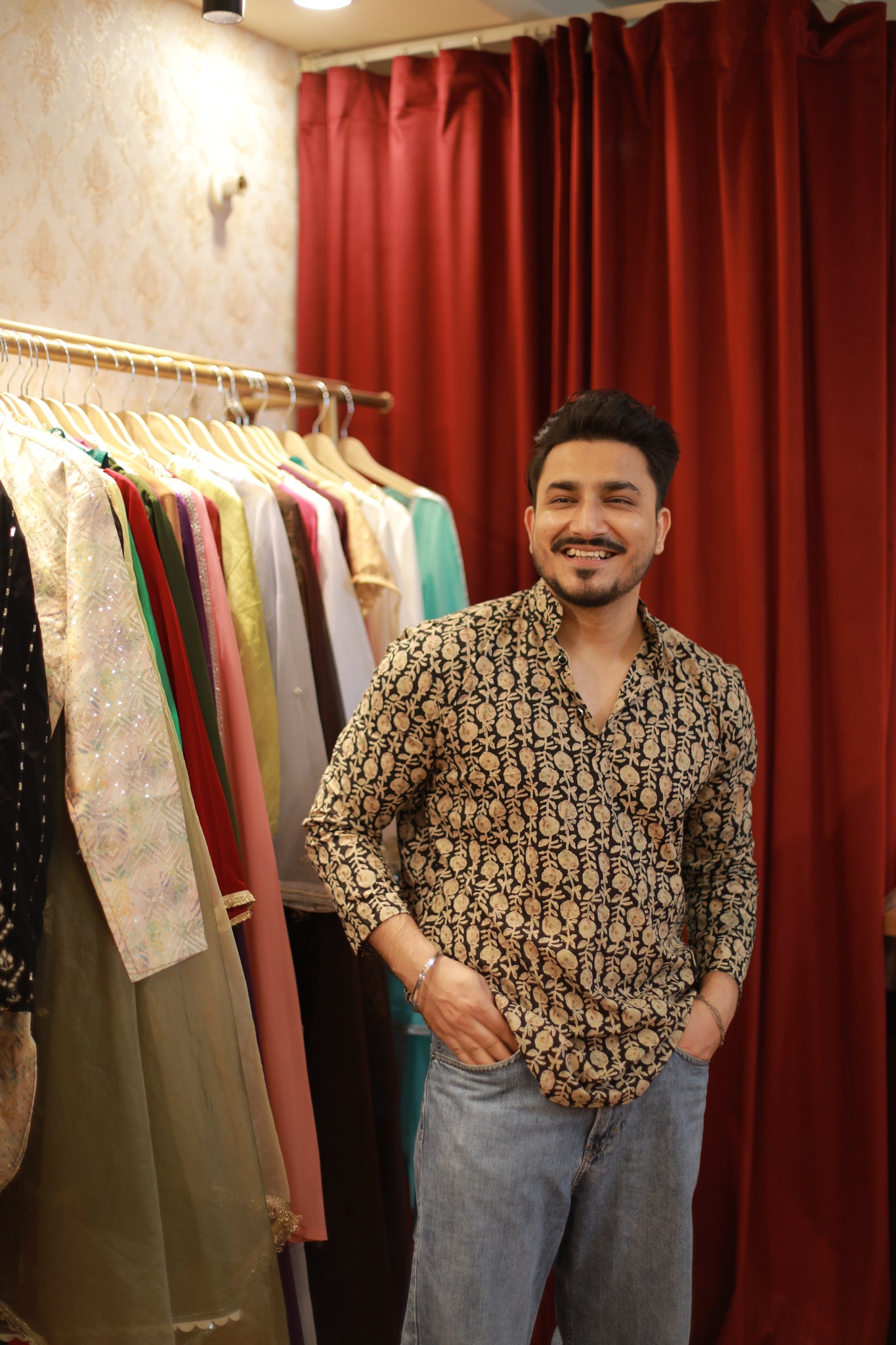 Navratri Special Printed Short Kurta