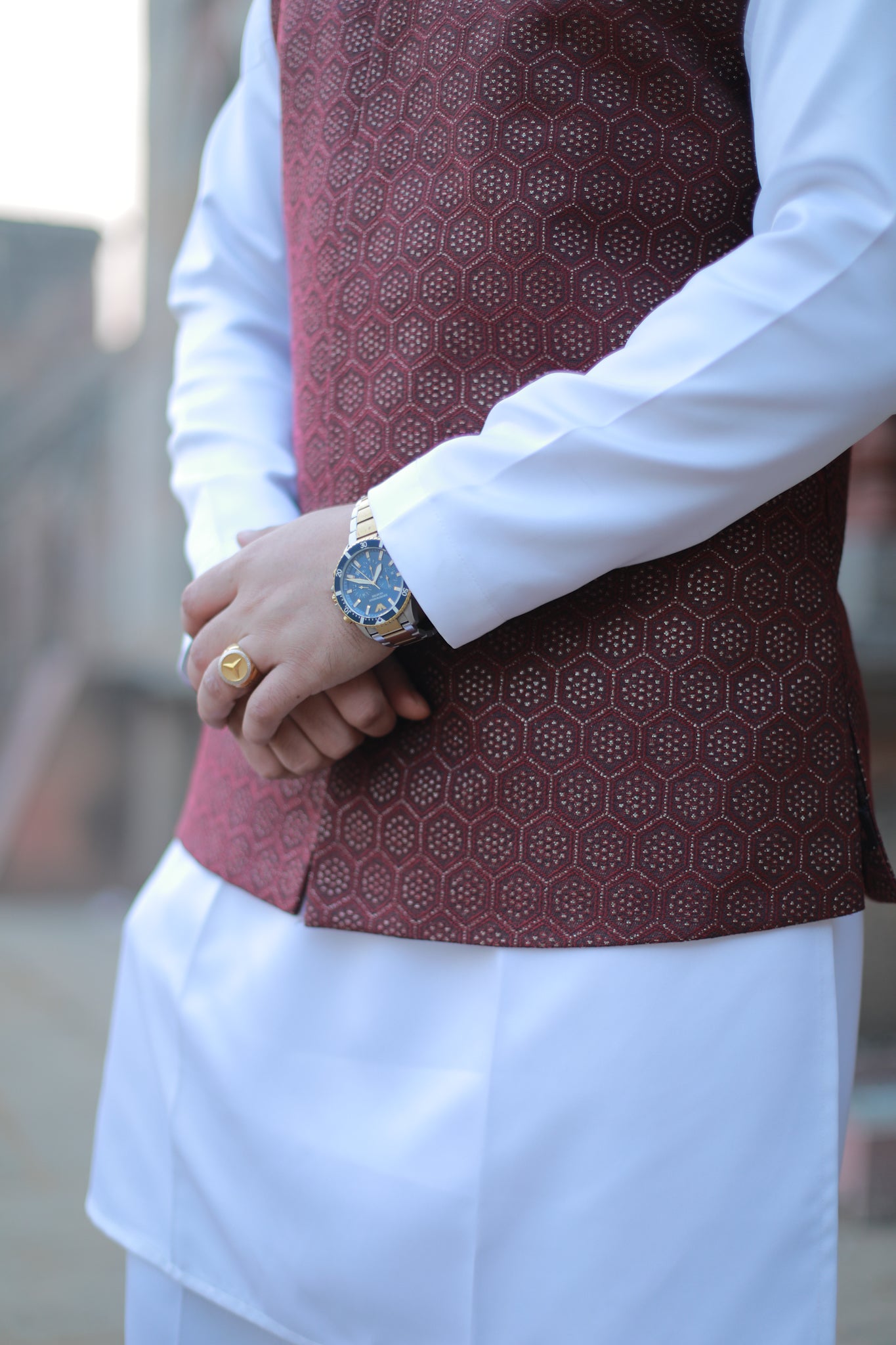 ‘Noor’ Jacket Kurta Set with Trouser