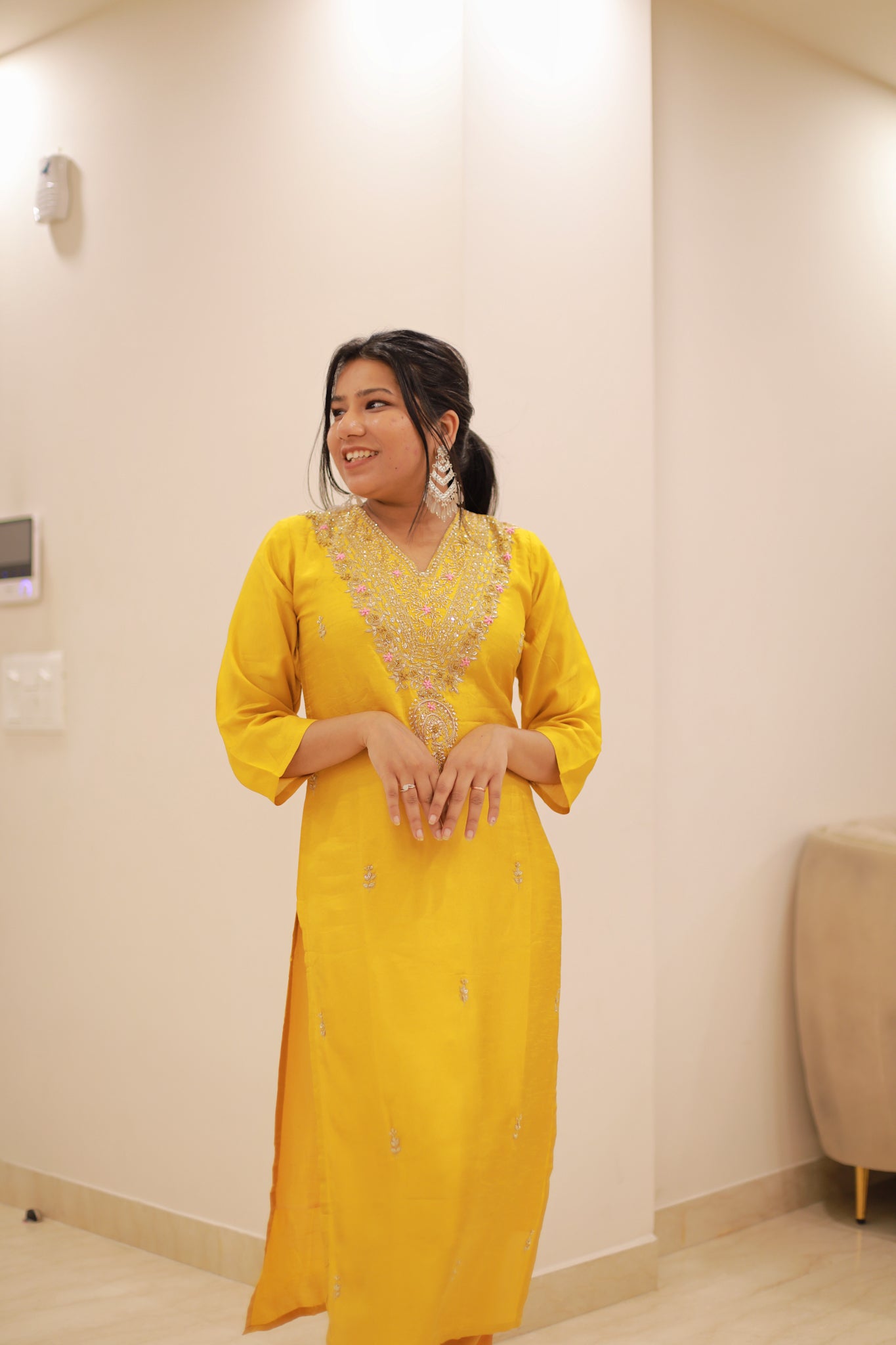 Yellow Suit Set