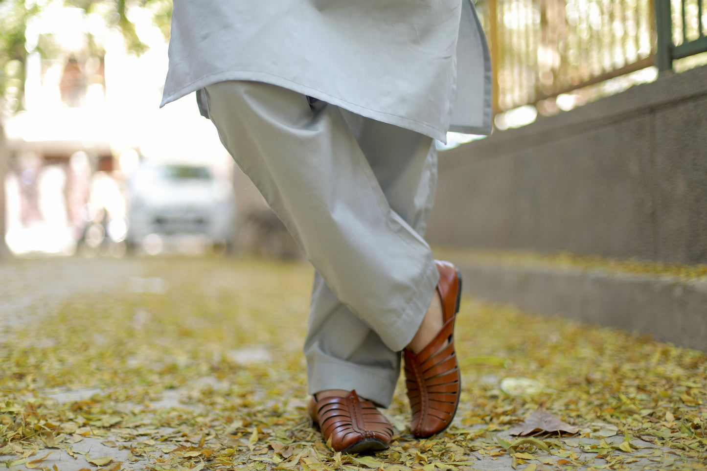 Grey Kurta Pajama Set