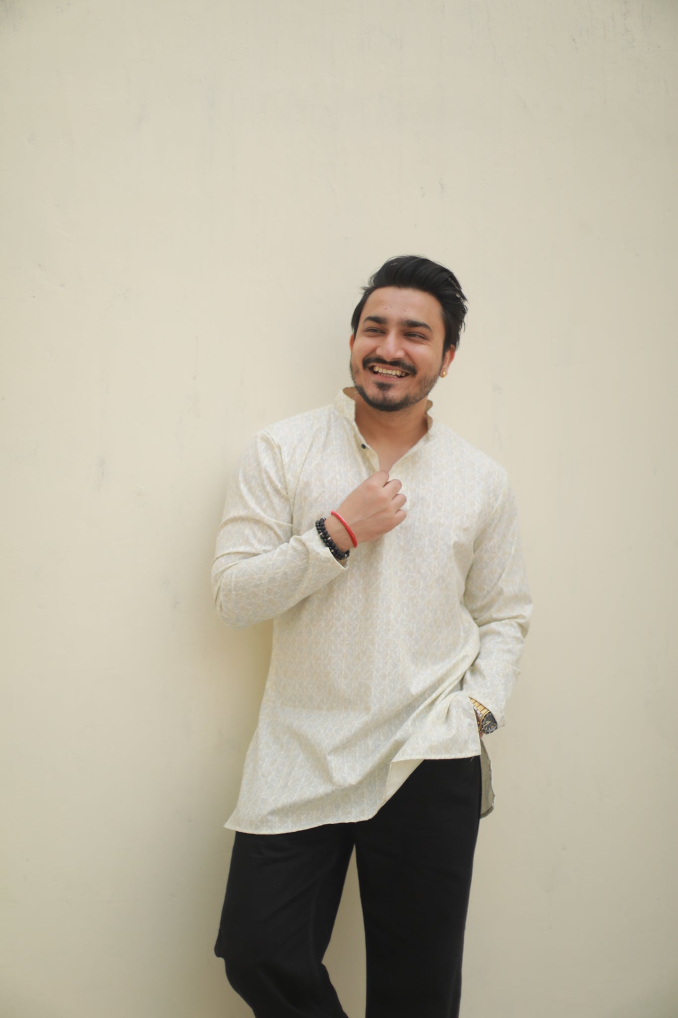 Lemon Printed Casual Short kurta
