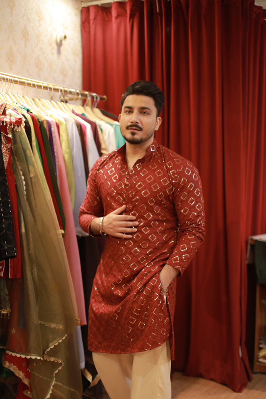 Karvachauth special kurta pyjama set