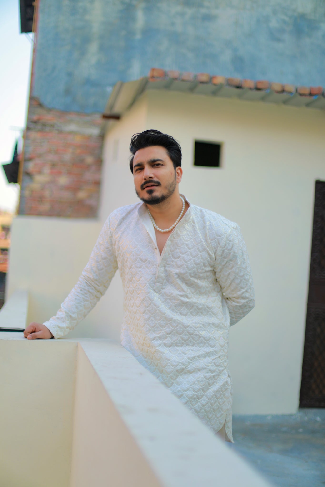 Gul kurta Set