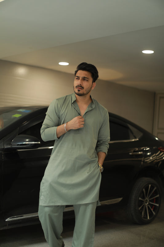 Thamp Green KURTA pyjama Set