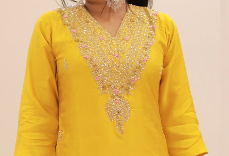 Yellow Suit Set