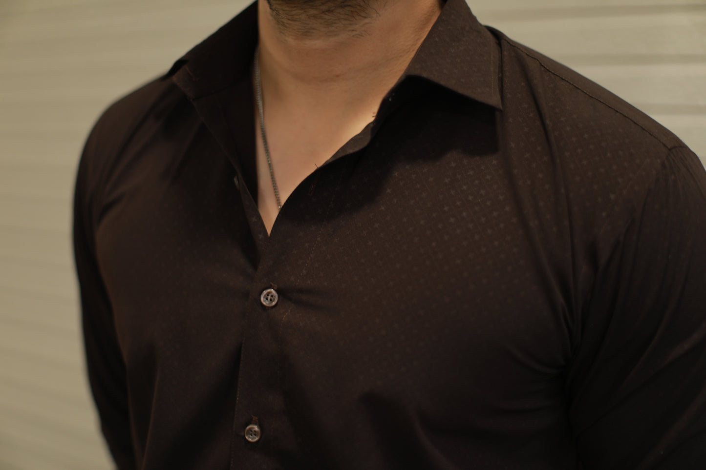 Brown Party wear shirt