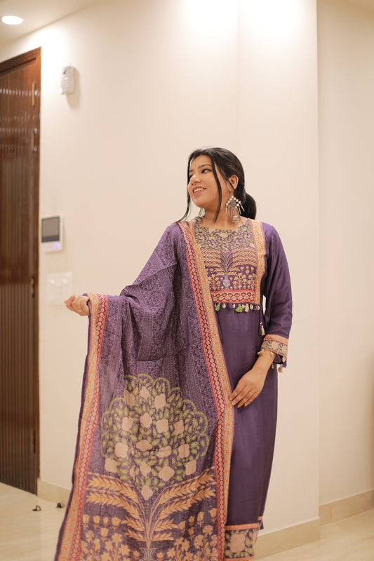 Purple suit set