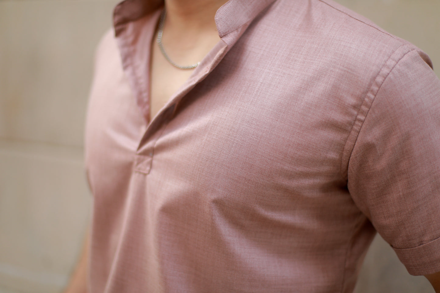 Casual cotton half sleeves short kurta