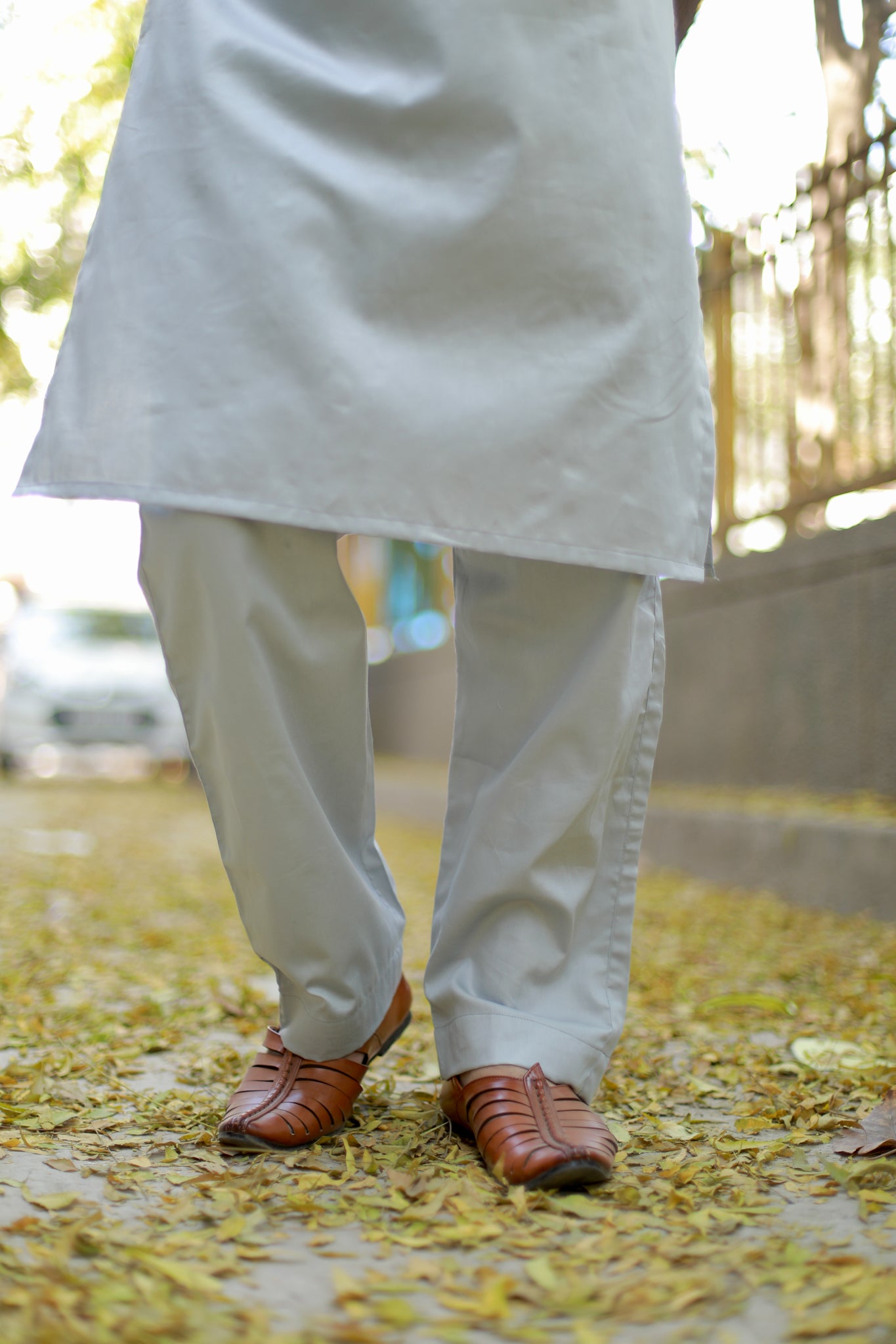 Grey Kurta Pajama Set